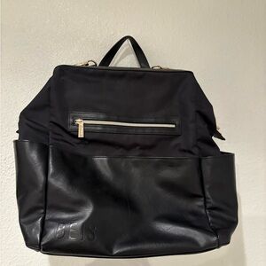 BEIS Black Multi-Pocket Diaper Backpack